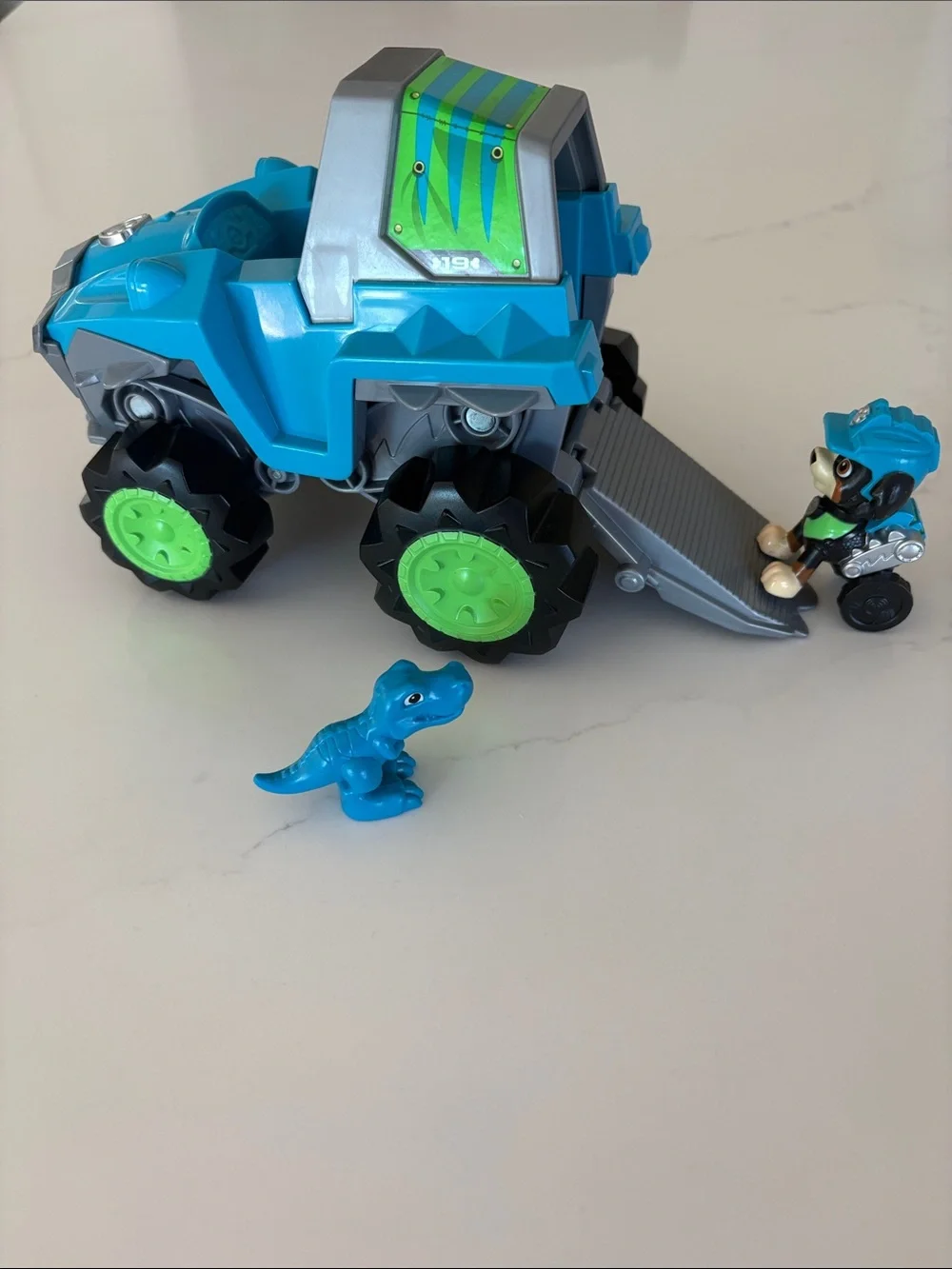 Paw Patrol Dino Rex’s Transforming Vehicle with Dinosaur Figure